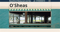 Desktop Screenshot of osheasrestaurant.com