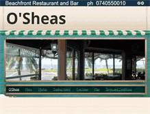 Tablet Screenshot of osheasrestaurant.com